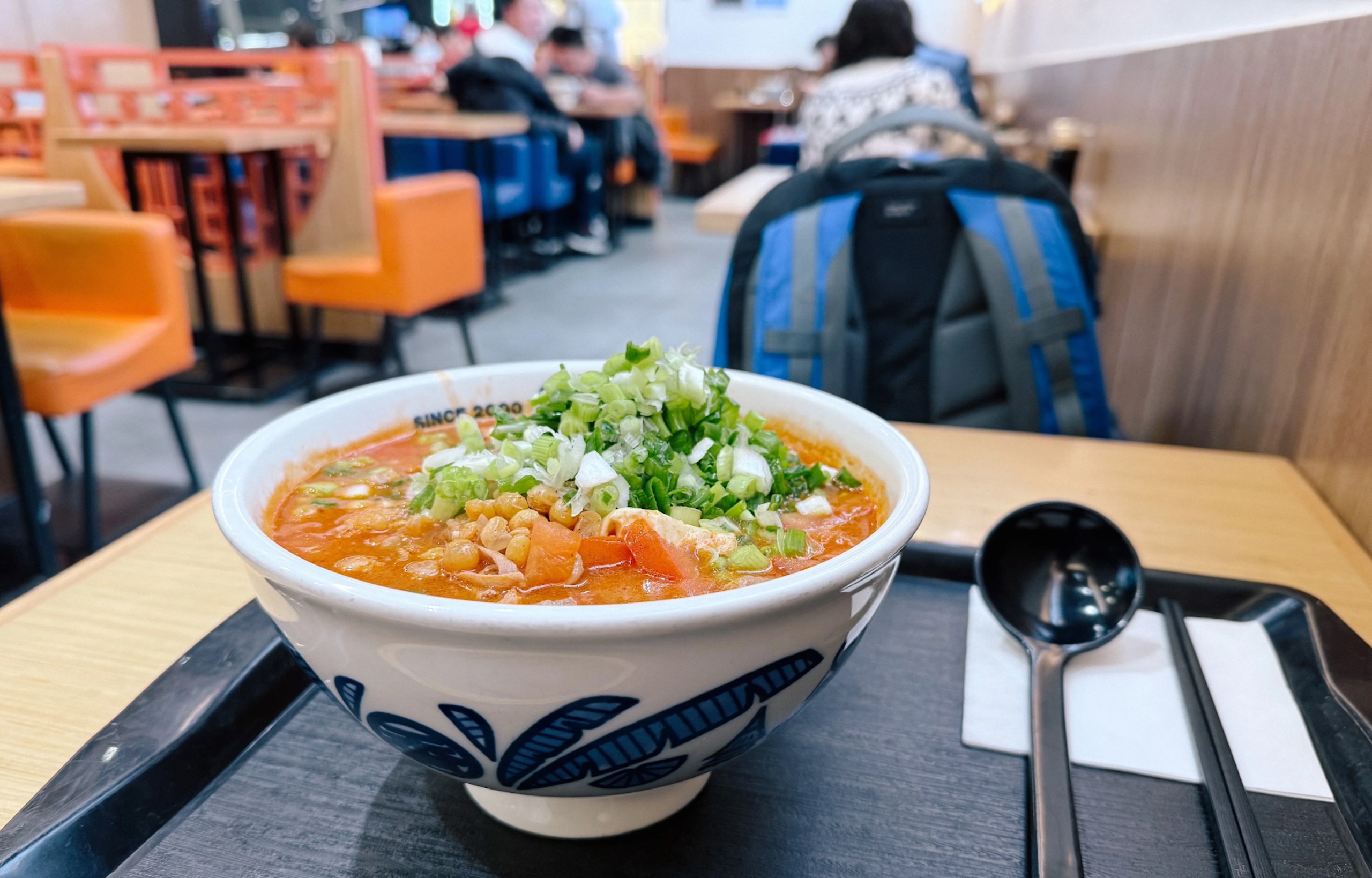 First meal after landing in Chengdu Tianfu International Airport 